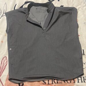 Figs Women's Gray Button Down Shirt